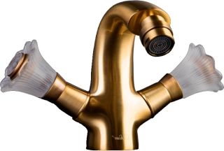 Смеситель для биде Boheme Camelia золото 316-Camelia